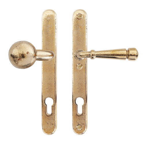 Türgriff - SECURITY TOP + PH1830  - Dauby - aus gealtertem Eisen / Rohmetall / aus roher Bronze