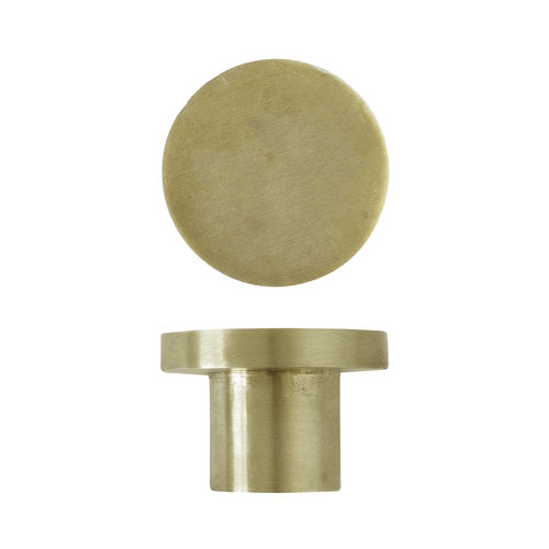 Klassischer Möbelknopf - CIP610-25 - Dauby - gebürstetes Messing
