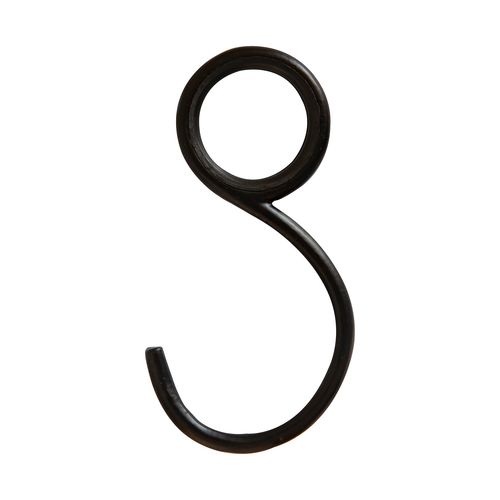 Haken aus gealtertem Eisen - 168 series - Dauby - aus weißer Bronze
