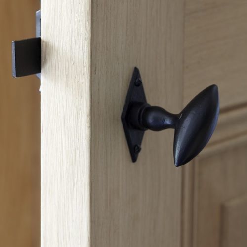 Klassischer Türknopf - BT254/ E1100 - Dauby - Eisen / poliert
