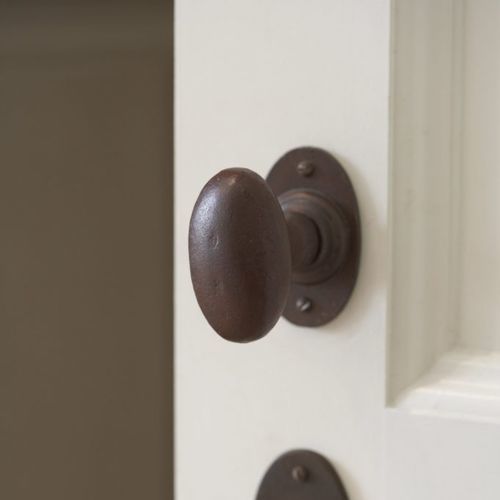 Klassischer Türknopf - BT1020/ R1508 - Dauby - Eisen / poliert