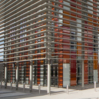 Glas-Sonnenschutzlamelle - Usluga Glass - für Fassaden
