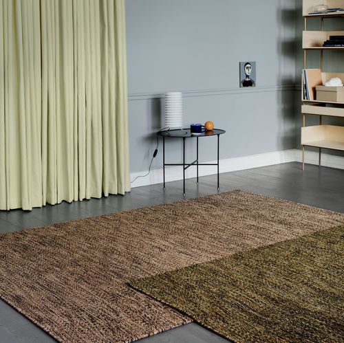 Moderner Teppich - GIMLE - Fabula living - einfarbig / Baumwolle / Neuseelandwolle
