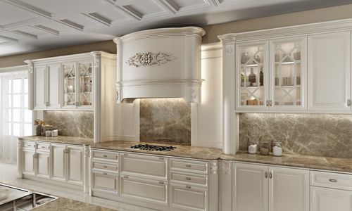 Stil-Küche - DAPHNE LEGNO - Casta Diva Interiors - Holz / mit Griffen / lackiert