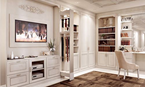 Wandmontierter Kleiderschrank - CAPRICCIO - Casta Diva Interiors - klassisch / Holz / lackiertes Holz