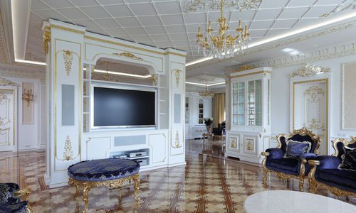 Stil-Fernsehmöbel - LA TRAVIATA - Casta Diva Interiors - Hi-Fi / Holz / lackiertes Holz