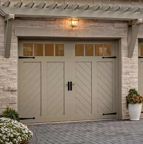 Sektionale Garagentür - CANYON RIDGE® CHEVRON - Copy door - einflügelig / Stahl / Verbundwerkstoff
