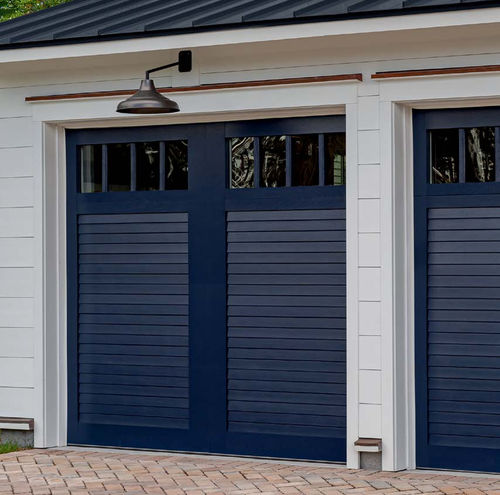 Verbundwerkstoff-Garagentor - CANYON RIDGE® LOUVER - Copy door - Sektional / einflügelig / Stahl