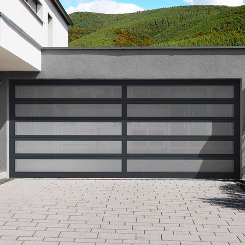 Sektionale Garagentür - AVANTE® SLEEK - Copy door - Aluminium / Acryl / Polyurethanschaum