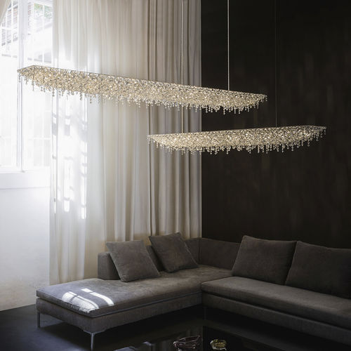 Hängelampe - U - LINE - Lolli e Memmoli - Kristall / modern / mit Kabel