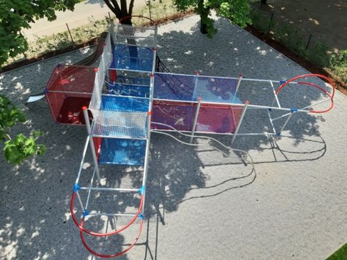 Metall-Spielplatzgerät - PLANE - Kreal - modular