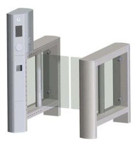 Halbhohes Drehkreuz - GT 101-1090/S01 - Frajt s.r.o. - für Zugangskontrolle / Edelstahl / Glas