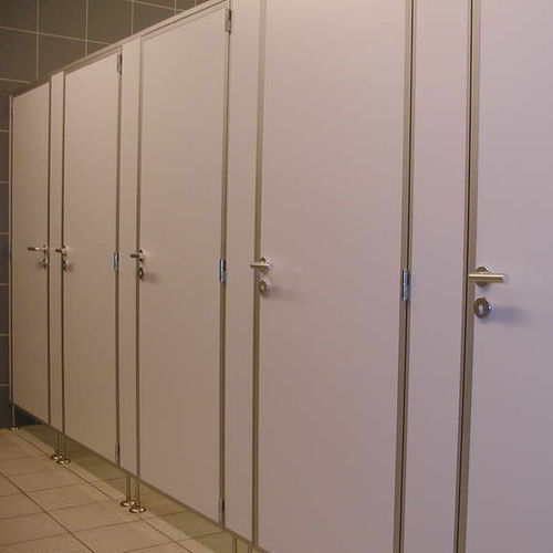 Sanitärkabine für Dusche - MFC - Frajt s.r.o. - Laminat / Aluminium / für öffentliche Einrichtungen