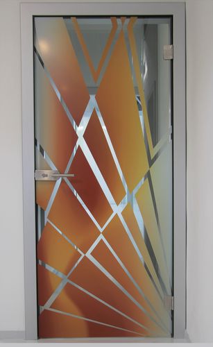 Tür für Innenbereich - Frajt s.r.o. - Glas / einflügelig / Glas