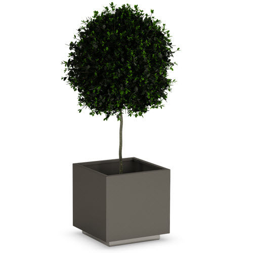 Pflanzkübel / galvanisiertem Stahl - CUBICA A - THE ITALIAN LAB SRL - quadratisch / modern / für öffentliche Bereiche