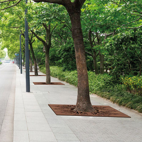 Quadratisches Baumgitter - ROOTS - THE ITALIAN LAB SRL - galvanisiertem Stahl