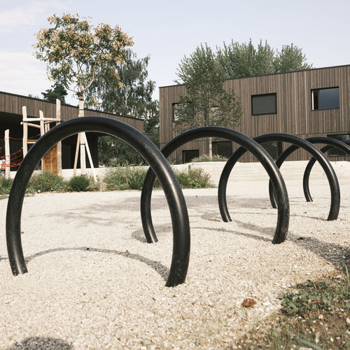 Bodenstehender Fahrradständer - RING - THE ITALIAN LAB SRL - für öffentliche Bereiche / Stahl / für professionellen Einsatz