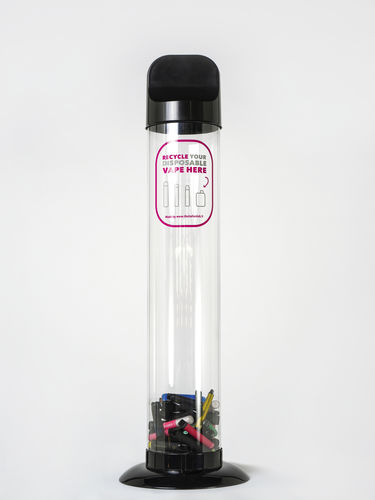 Park-Abfallbehälter - RECY VAPE - THE ITALIAN LAB SRL - freistehend / Polyethylen / Polycarbonat