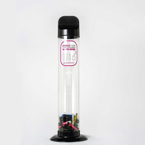 Polyethylen-Abfallbehälter - RECY VAPE - THE ITALIAN LAB SRL - Polycarbonat / für den Innenraum / System