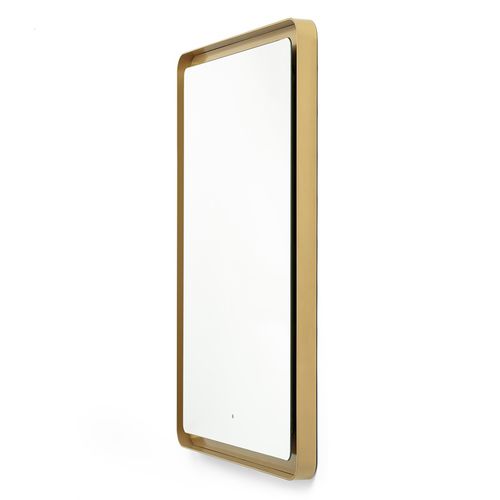 Wandmontierter Spiegel für Badezimmer - ART : ES-0075 - Artinox - modern / rechteckig / Metall