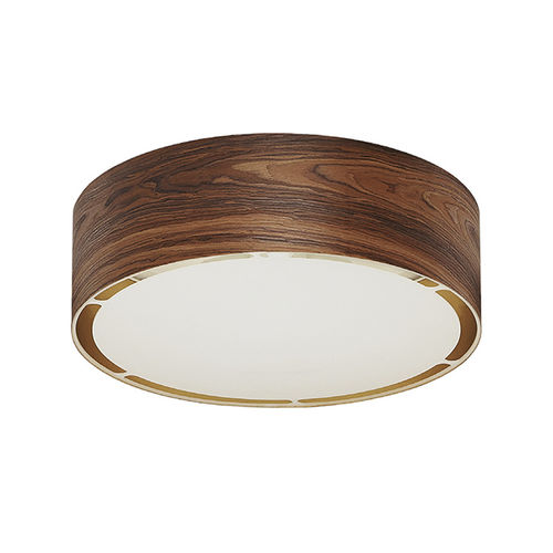 Moderne Deckenleuchte - BIG ROUND : PF-0594 PP - Artinox - rund / Holz / LED