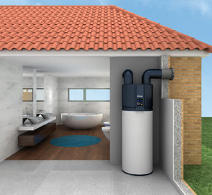 Luft-Wasser-Wärmepumpe - AQUAPURA MONOBLOC - Energie - Wohnbereich