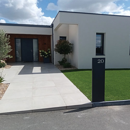 Stele zur Beschilderung - Ambellya Num&eacute;ro - GYT - Aluminium