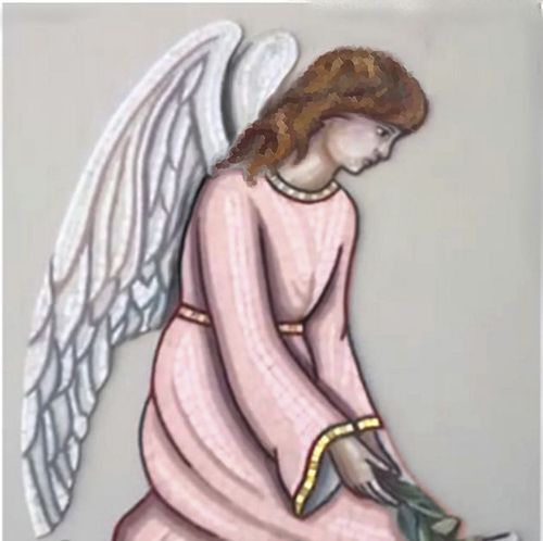 Glasmosaikfliese - ANGEL - Vincenzo Greco - poliert / für den Innenraum / für Außenbereich