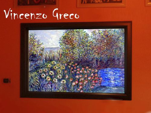 Dekorplatte für Wand - Vincenzo Greco - Glas