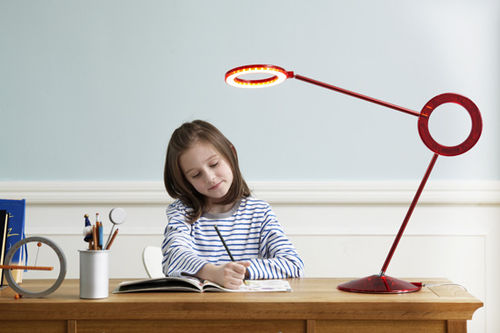 Bürolampe - AMULETO, AMULETO MINI - Ramun - Glas / Kunststoff / modern