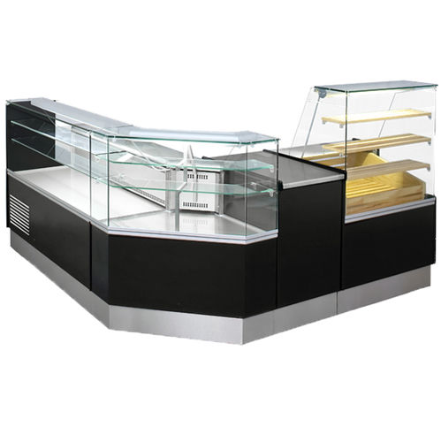 Verkaufskühlvitrine - KALI - Jimo Cooling Technology - für Einzelhandel / mit Licht / maßgefertigt