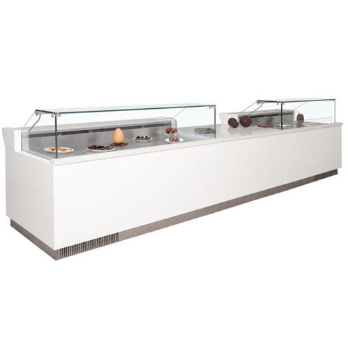 Verkaufskühlvitrine - ARGOS - Jimo Cooling Technology - für Konditoreien / mit Licht