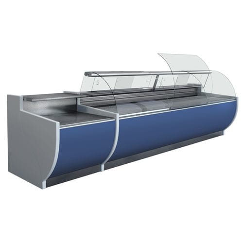 Verkaufskühlvitrine - ELEITA NOVUS - Jimo Cooling Technology - für Metzgerei / mit Licht