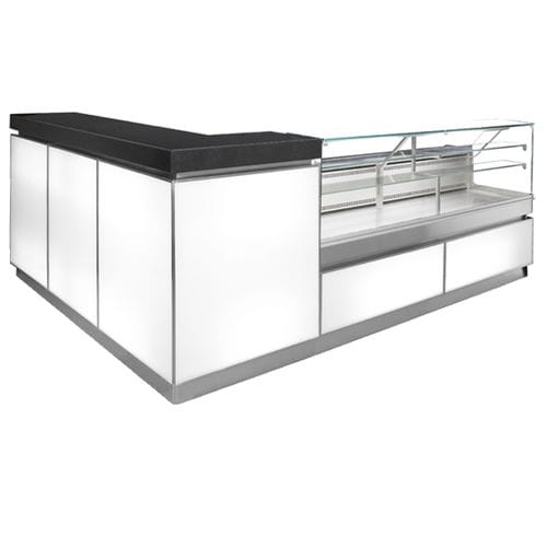 Verkaufskühlvitrine - SELENE - Jimo Cooling Technology - für Einzelhandel / maßgefertigt