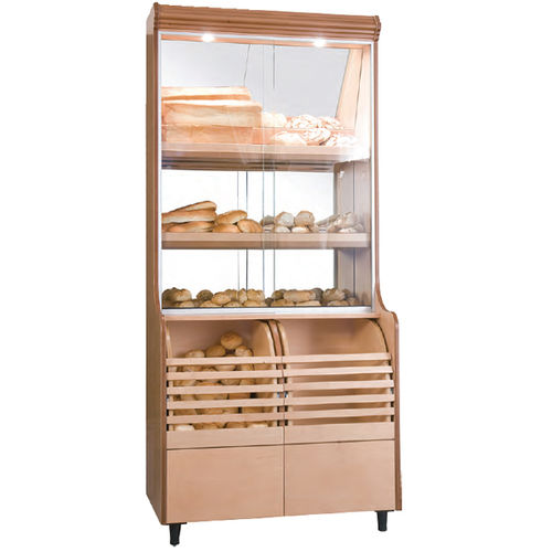 Präsentierregal für Brot - Jimo Cooling Technology - Eiche / Buche / Mahagoni
