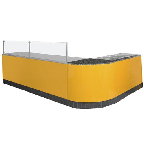 Bartheke - SUN - Jimo Cooling Technology - Edelstahl / Granit / Quarz