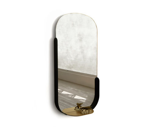 Wandmontierter Spiegel - WONDERLAND - DANTE - Goods and Bads - für Hotels / modern / oval