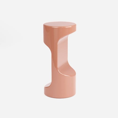 Beistelltisch / minimalistisches Design - DARLING - DANTE - Goods and Bads - emaillierte Keramik / Gestell aus Keramik / Skulptur