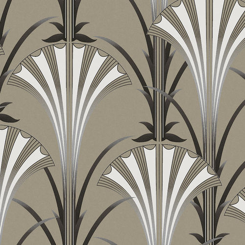 Moderne Tapete - GRADA TAUPE - Masureel Distribution BVBA - Motiv / Vlies / waschbar