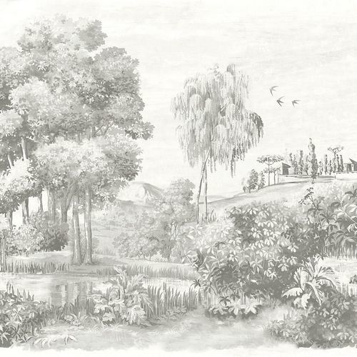 Moderne Tapete - LANDSCAPE CRAYON - Masureel Distribution BVBA - Vinyl / Naturmotiv / Panorama