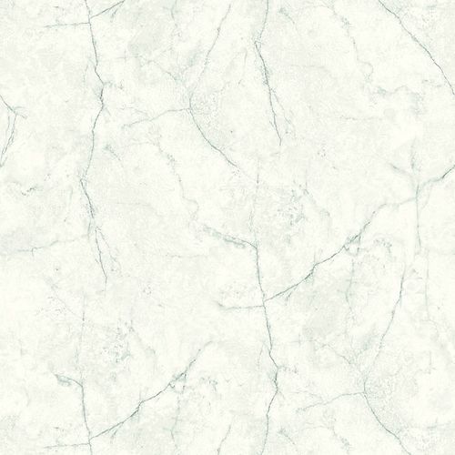 Moderne Tapete - CARRARA WHITE - Masureel Distribution BVBA - einfarbig / Marmoroptik / weiß