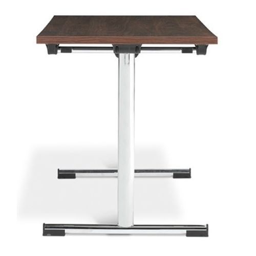 Moderner Tisch - DESIGN LINE - Mott Mobile Systeme GmbH &Co. KG - HPL / Gestell aus verchromtem Metall / rechteckig