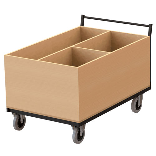 Wagen für Gewerbegebrauch - TRANSPORTBOX ROBUSTO - Mott Mobile Systeme GmbH &Co. KG - individuell gestaltbar / für Transport / thermolackierter Stahl