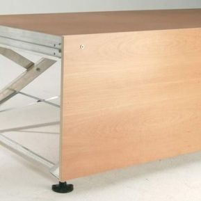 Steifes Holzpaneel - Mott Mobile Systeme GmbH &Co. KG - für Boden / Buche / Mehrschicht