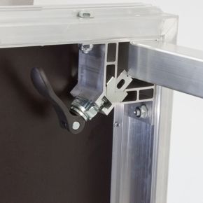 Montagehalterung für Boden - Mott Mobile Systeme GmbH &Co. KG - Für Theaterszene / für Eckeinbau / Stahl