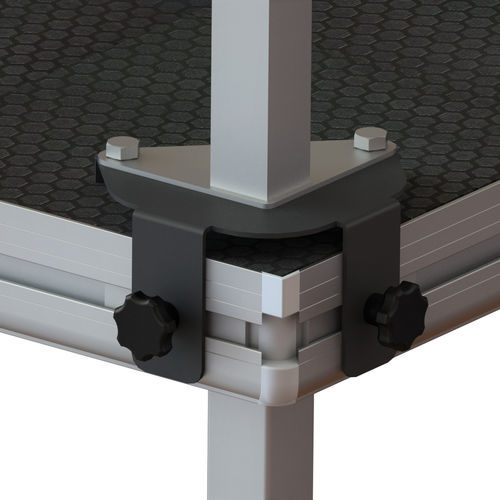 Metall-Befestigungssystem - Mott Mobile Systeme GmbH &Co. KG - für Boden / für Seiltragwerk / Außen
