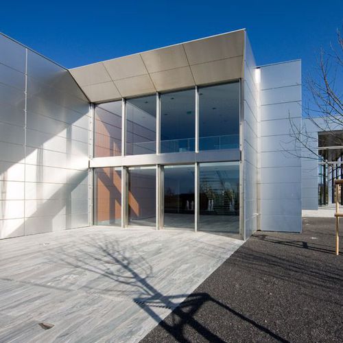 Vorhangfassade / freitragende Struktur - Sypri - Glas / Stahl / Edelstahl