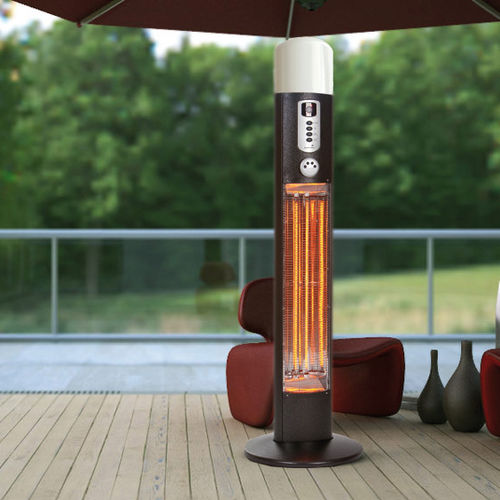 Bodenstehender Infrarot-Terrassenheizer - DIANA - Infralia - elektrisch / für Restaurants / für Bar