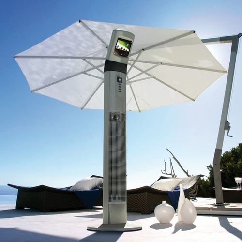 Bodenstehender Infrarot-Terrassenheizer - ATHENA - Infralia - elektrisch / für Restaurants / für Bar