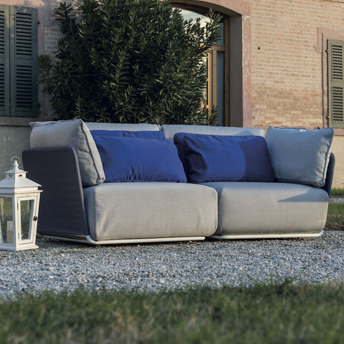 Modulsofa - COMBO - iCARRARO italian makers - minimalistisches Design / für Außenbereich / Stoff